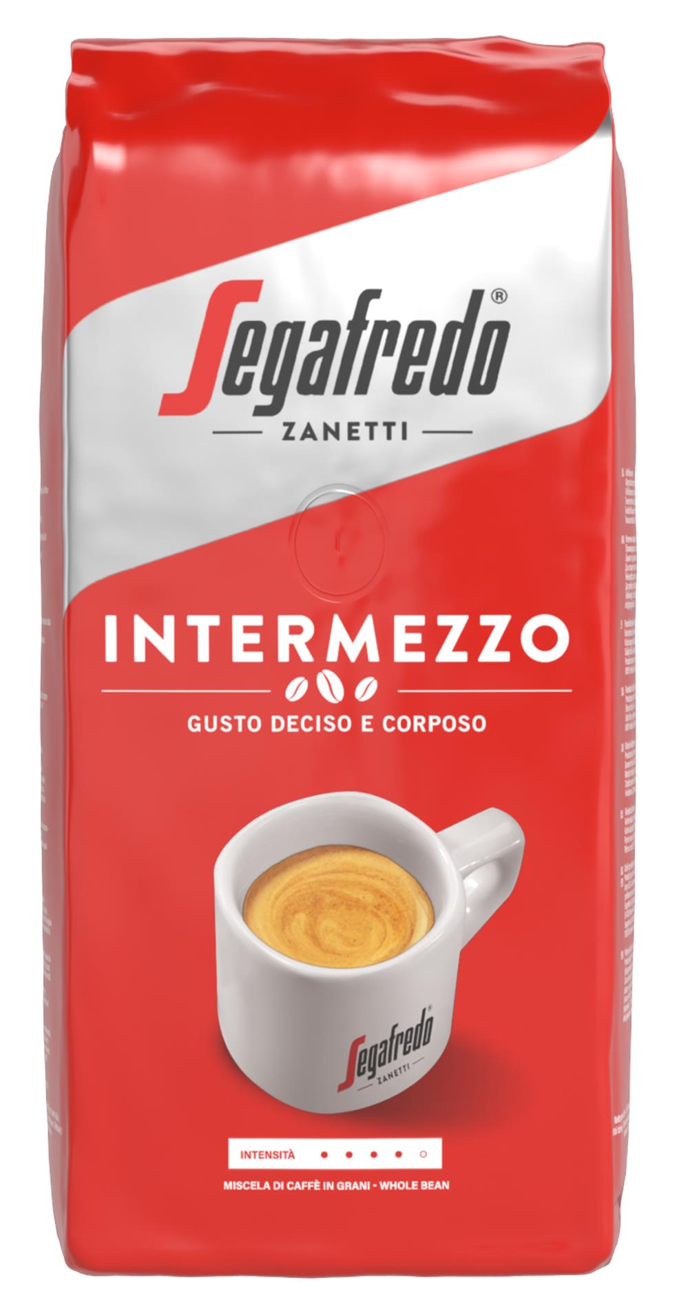 Zrnková káva Segafredo intermezzo, 1 kg