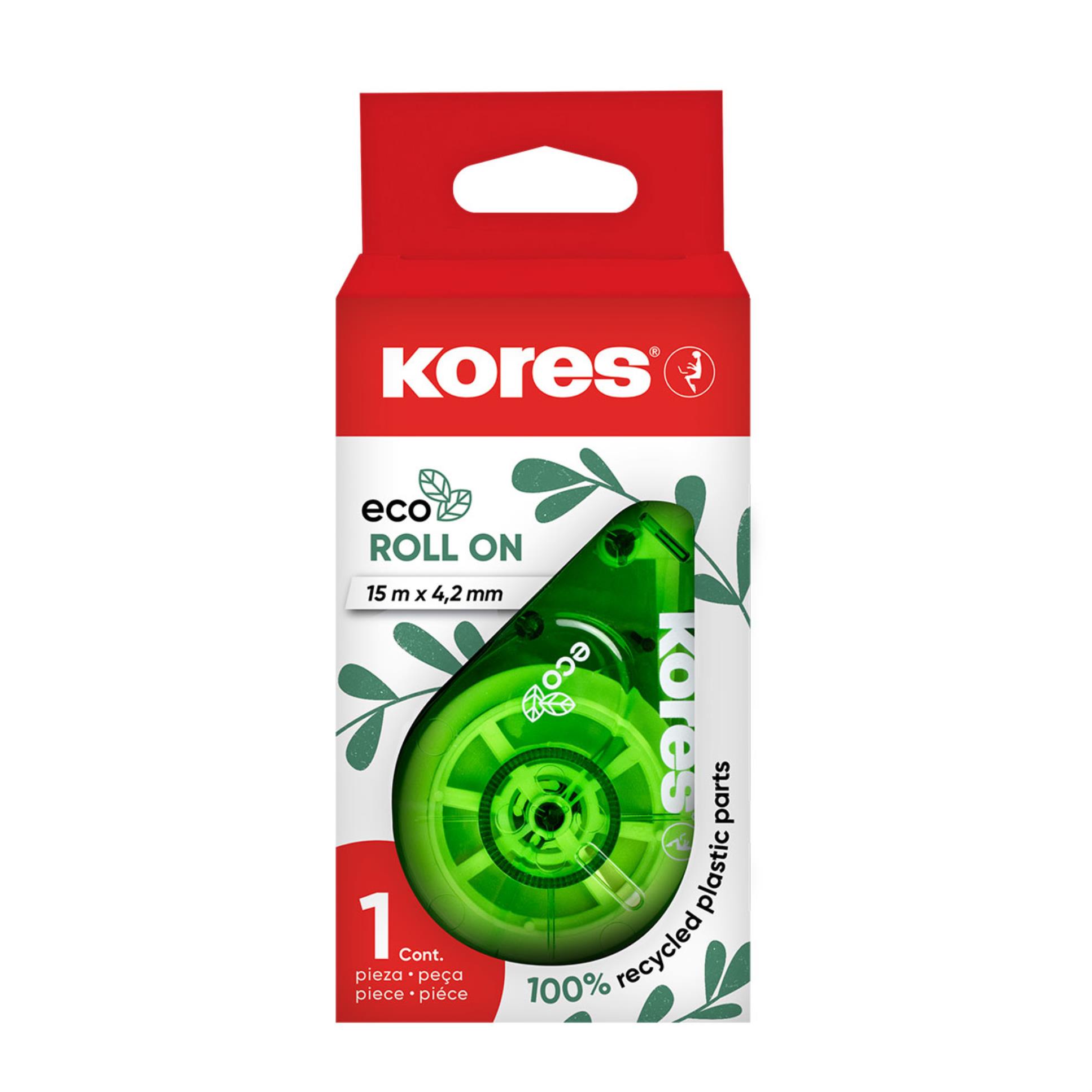 Levně Korekční strojek Kores ECO Roll On - 4,2 mm x 15,0 m