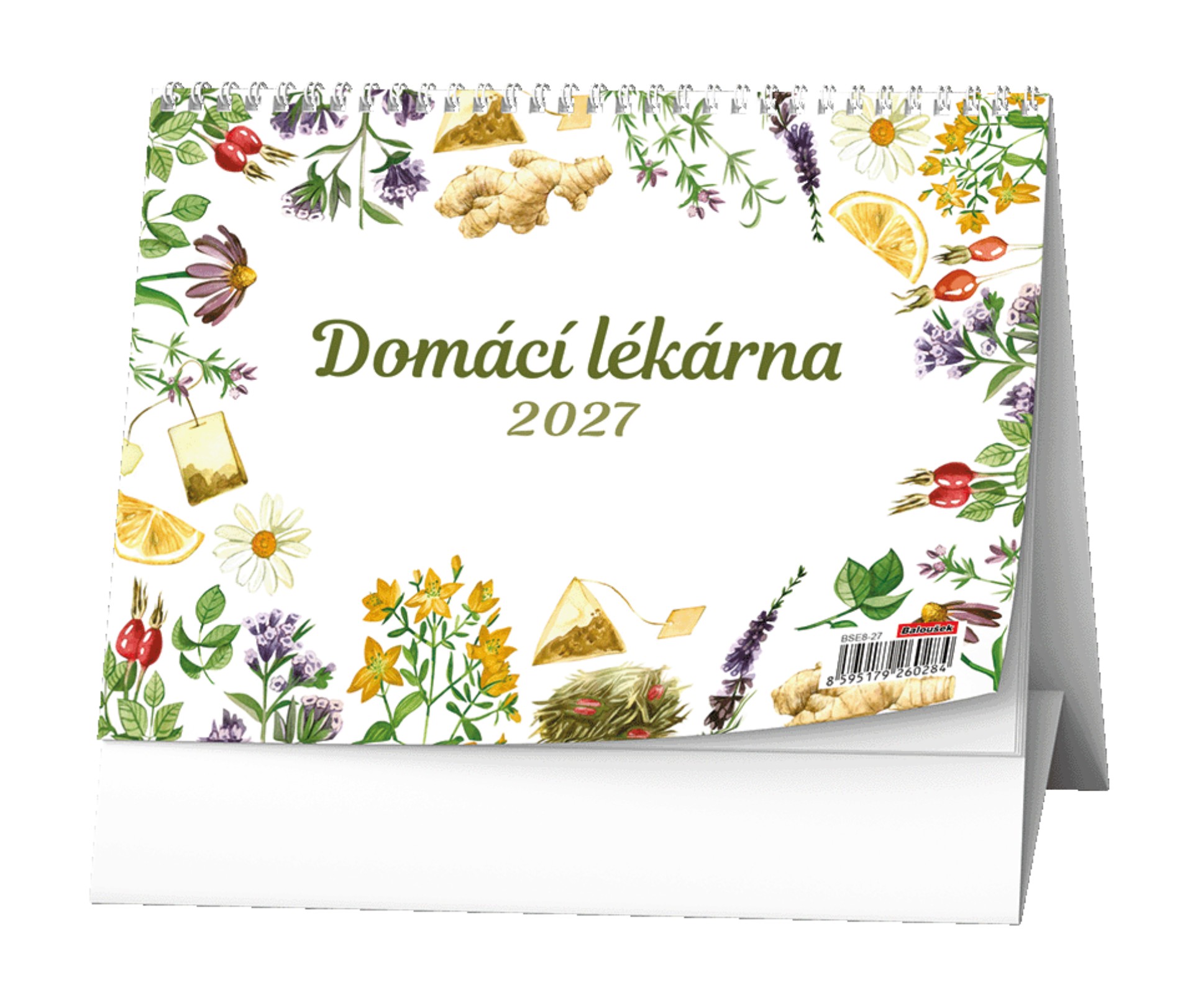 Stolní kalendář 2027 Domácí lékárna