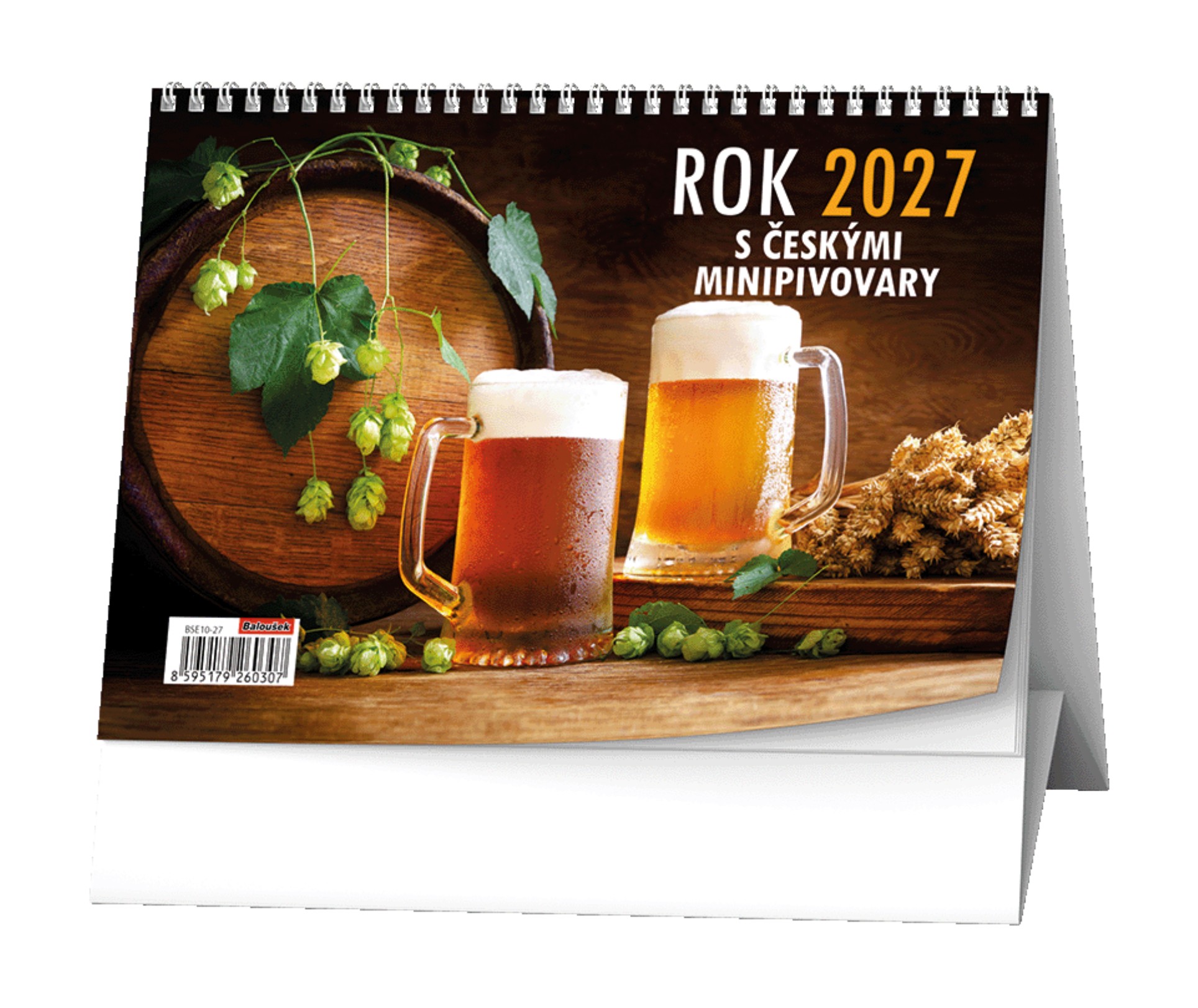 Stolní kalendář 2027 Rok s českými minipivovary