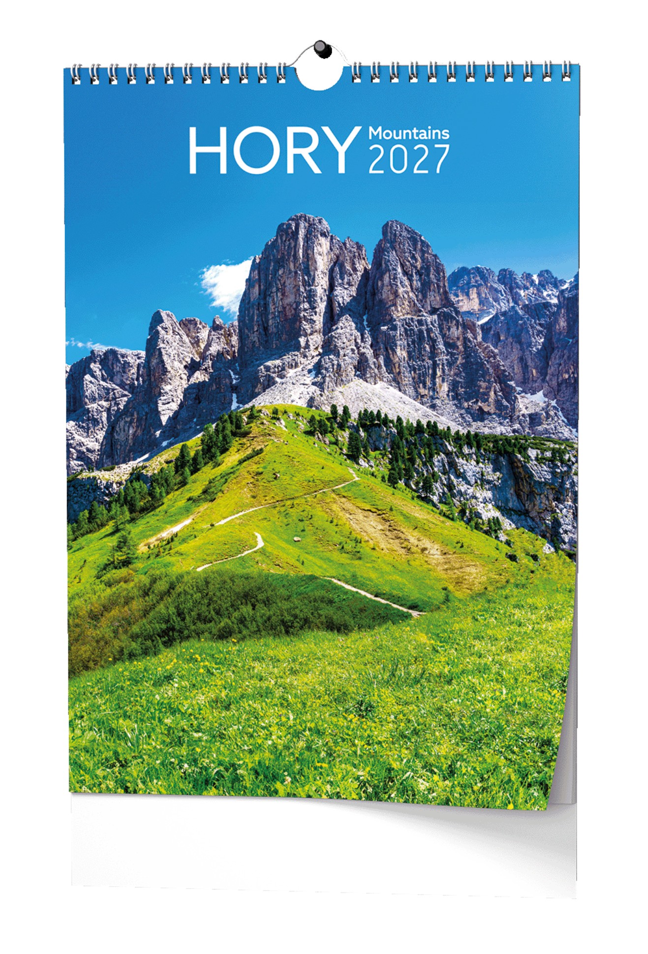 Nástěnný kalendář 2027 Hory