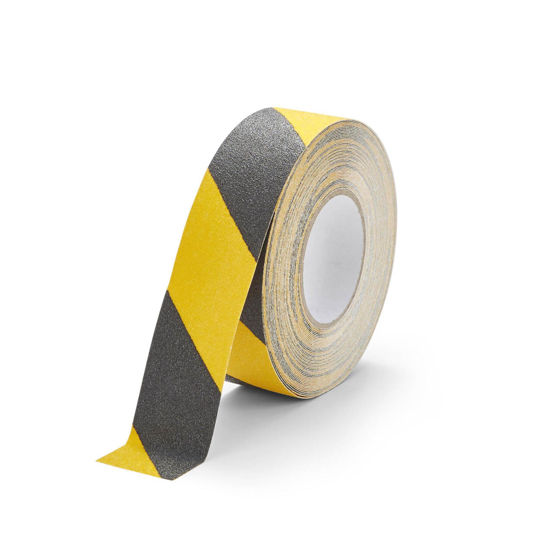 Durable Podlahová páska Duraline - protiskluzová, 50 mm x 15 m, žlutočerná, 1 ks
