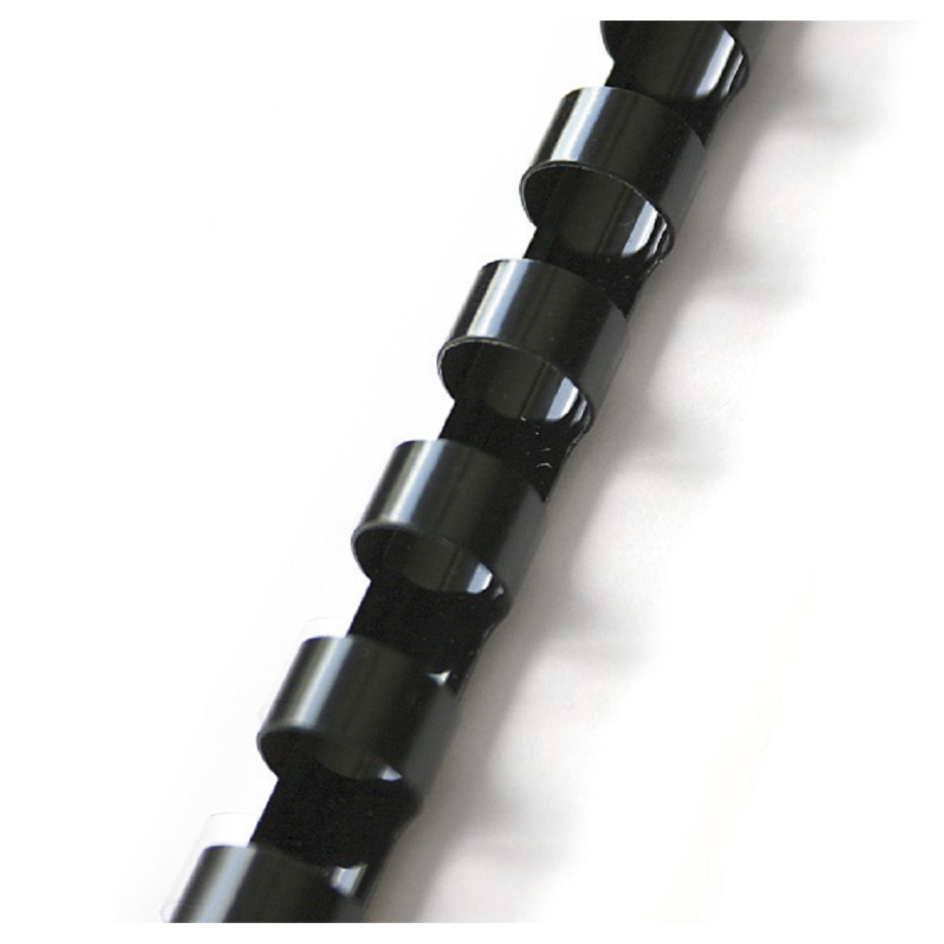 Levně Plastové hřbety Fellowes - 32 mm, černé, 50 ks
