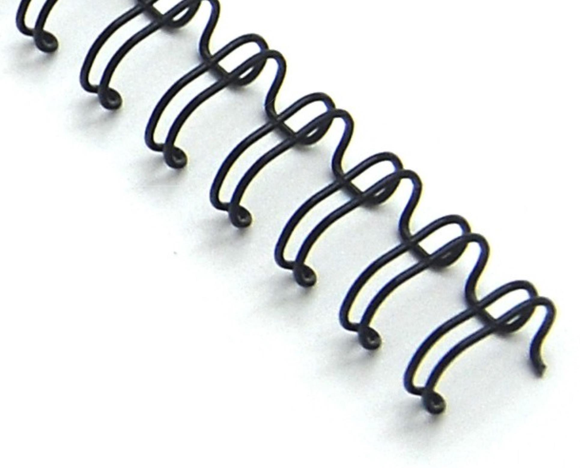 Levně OFFICEO Drátěné hřbety 5/16" - průměr 7,9 mm, 3:1, černé, 100 ks