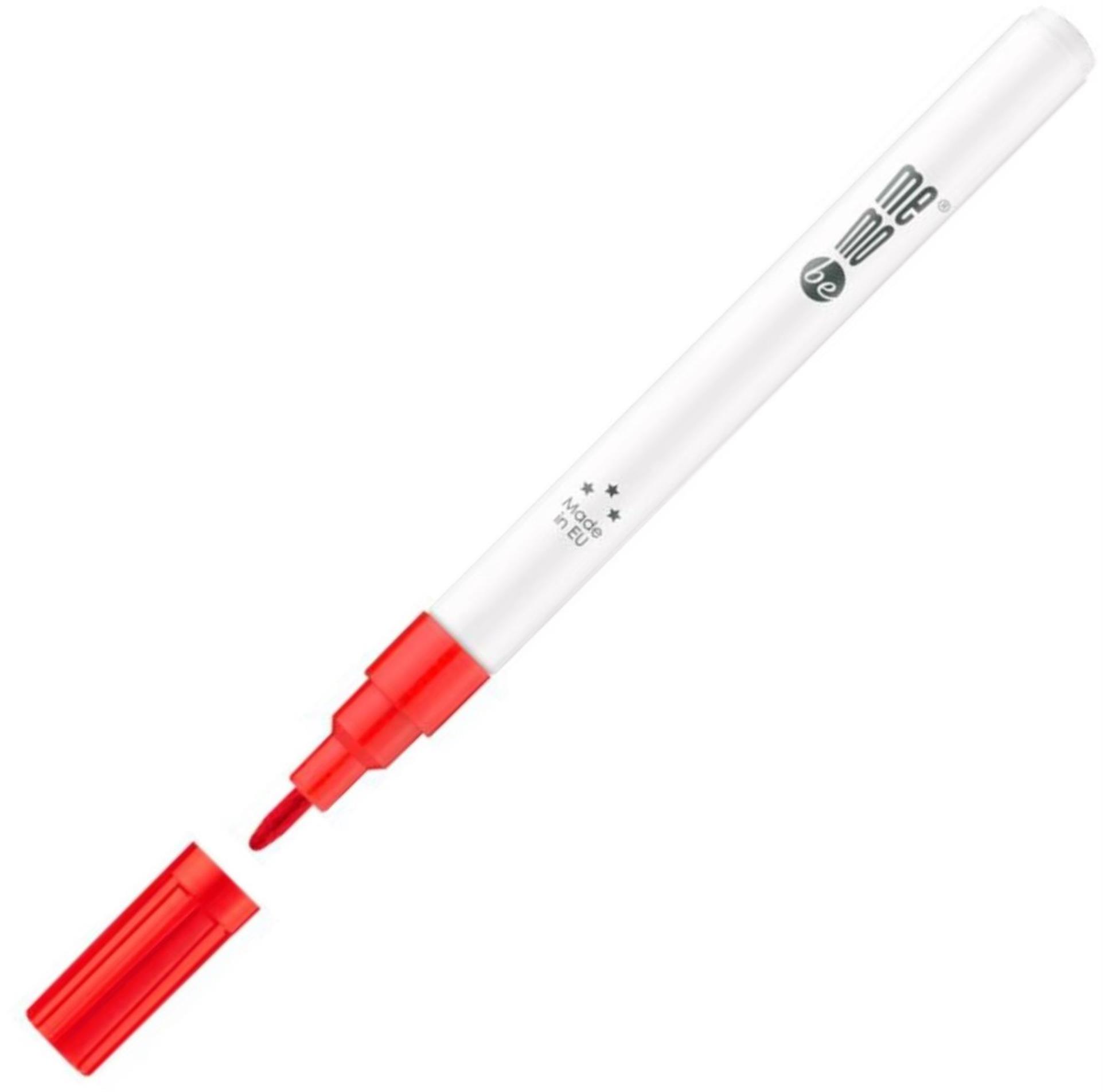 Olejový popisovač Memobe - červený, 10 ks