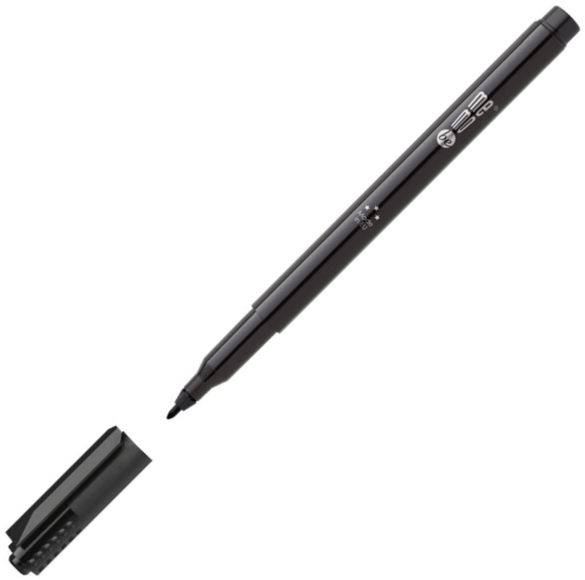 Popisovač na fólie Memobe - kulatý hrot, 1,5 mm, černý, 10 ks