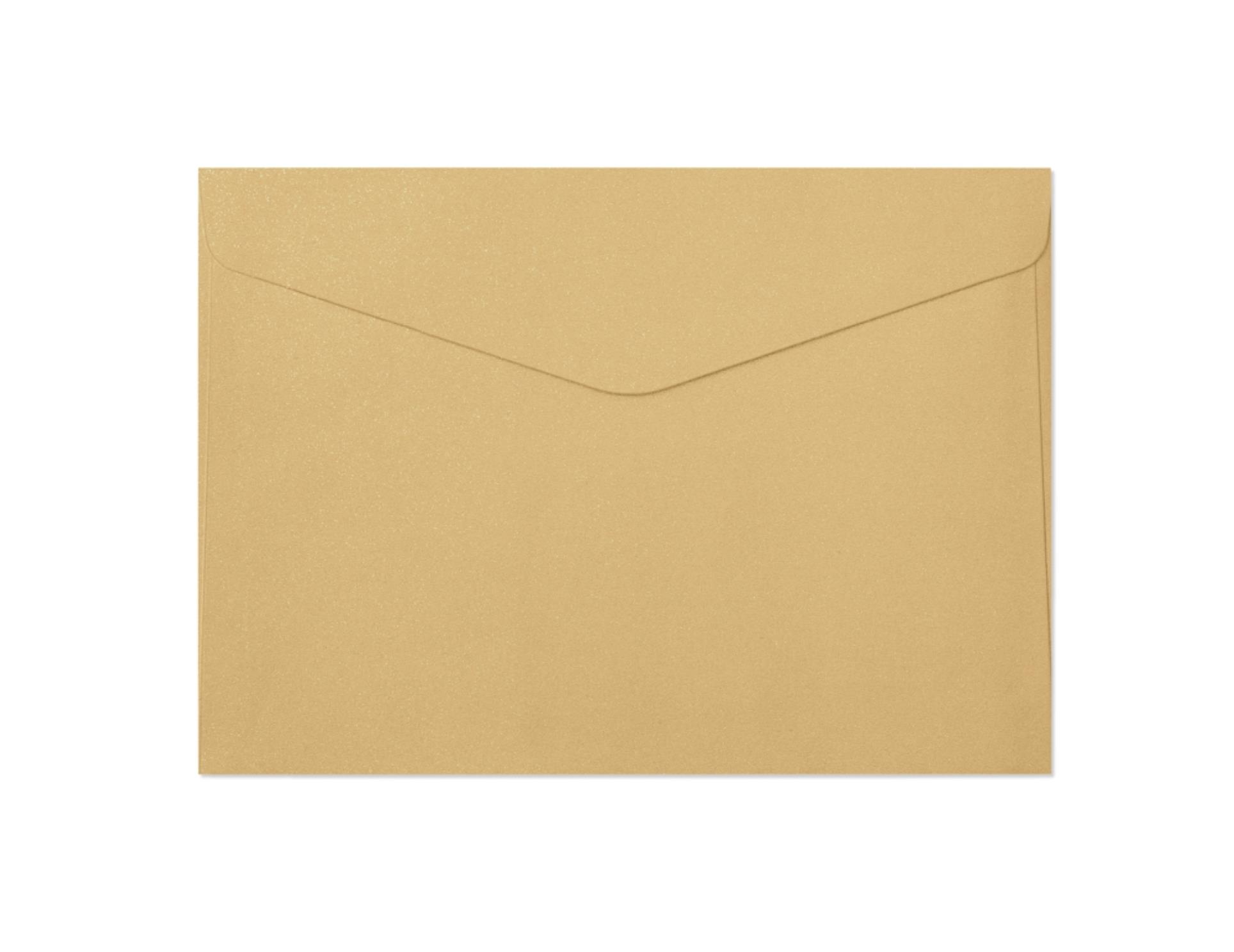 Galeria Papieru Ozdobné obálky Pearl - C5, 150 g/m2, zlaté, 10 ks