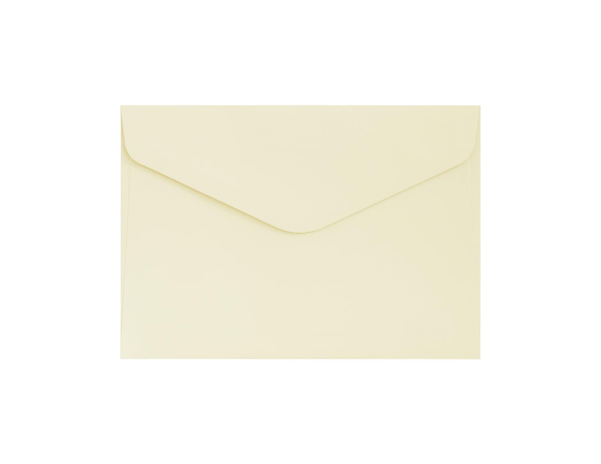 Galeria Papieru Ozdobné obálky hladké - C6, 120 g/m2, slonová kost, 10 ks