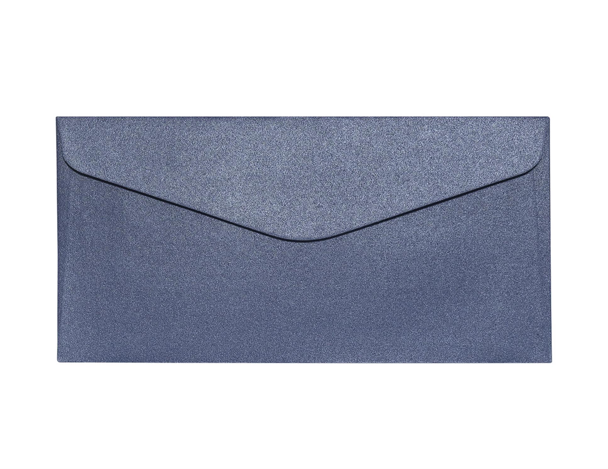 Galeria Papieru Ozdobné obálky Pearl - DL, 150 g/m2, tmavě modré, 10 ks