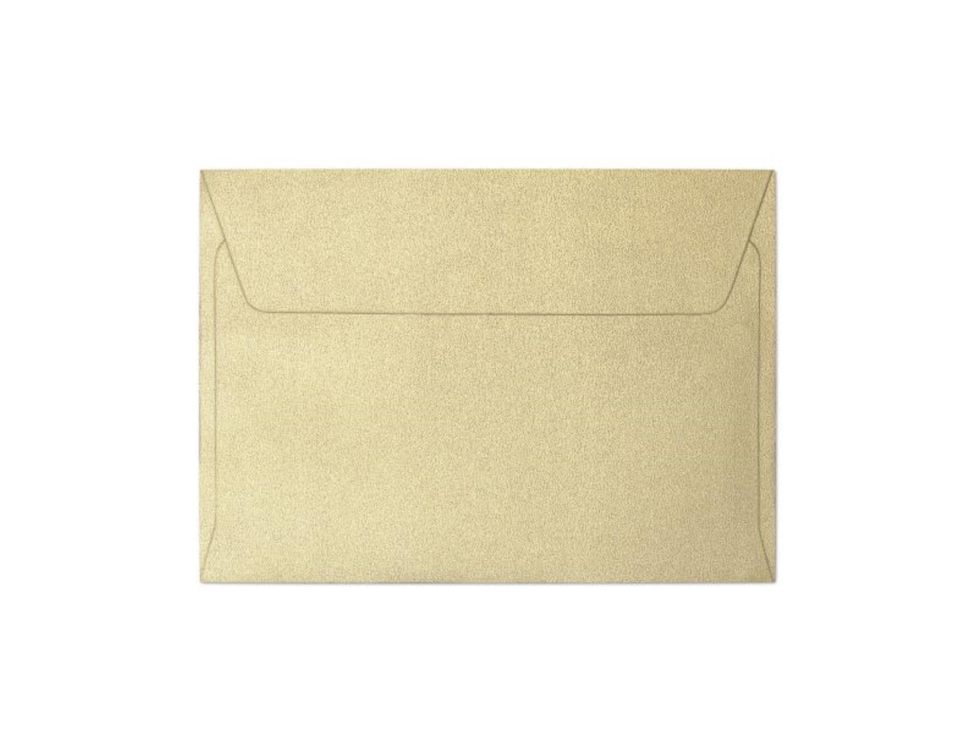 Galeria Papieru Ozdobné obálky Pearl - C6, 120 g/m2, zlaté, 10 ks