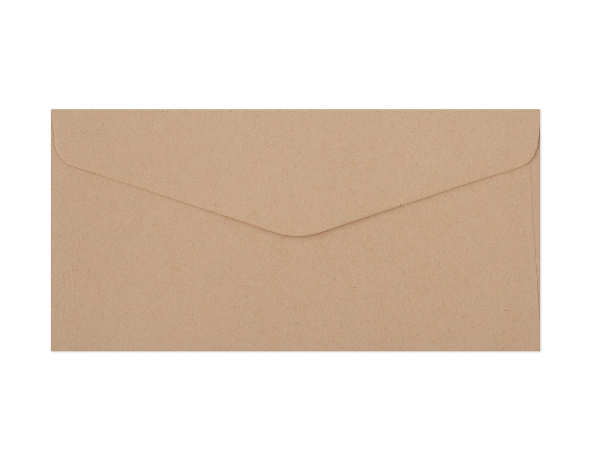 Galeria Papieru Ozdobné obálky Nature - DL, 120 g/m2, tmavě béžové, 10 ks