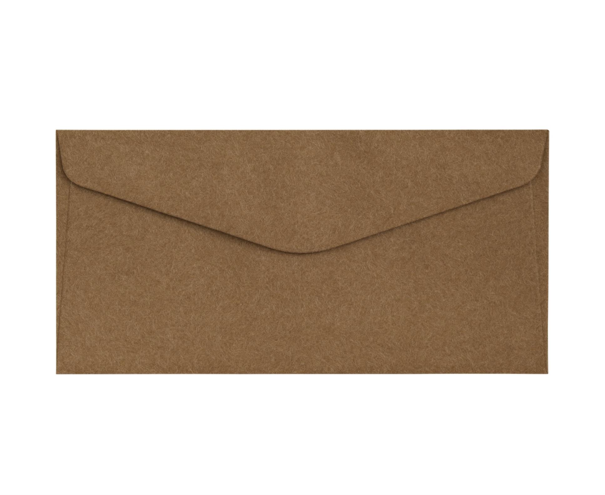 Galeria Papieru Ozdobné obálky Nature - DL, 120 g/m2, hnědé, 10 ks