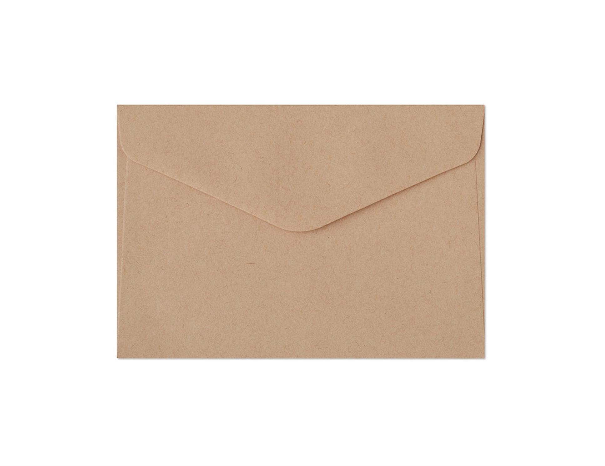 Galeria Papieru Ozdobné obálky Nature - C6, 120 g/m2, tmavě béžové, 10 ks