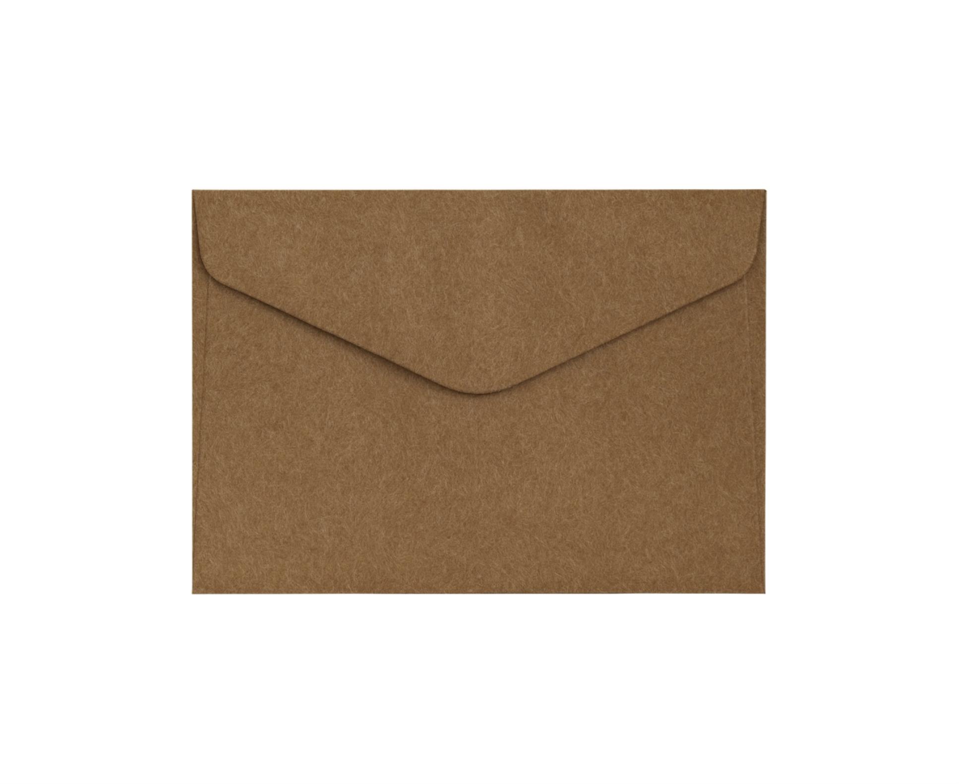 Galeria Papieru Ozdobné obálky Nature - C6, 120 g/m2, hnědé, 10 ks