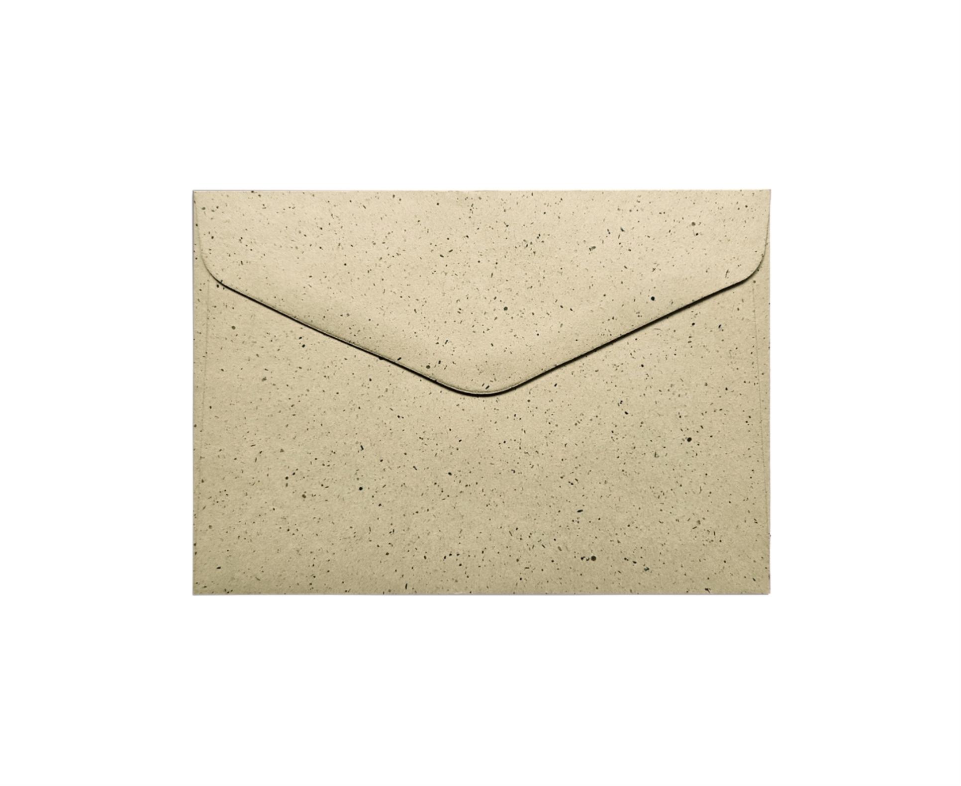 Galeria Papieru Ozdobné obálky Pepper - C6,  20 g/m2, hnědé, kropenatý vzor, 10 ks