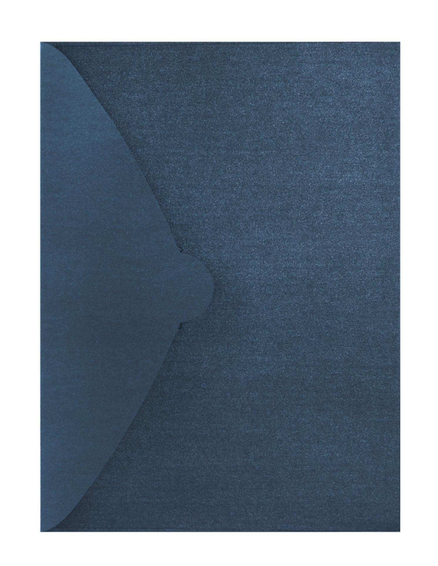 Galeria Papieru Ozdobné obálky - C4, bez lepení, tmavě modré, 5 ks