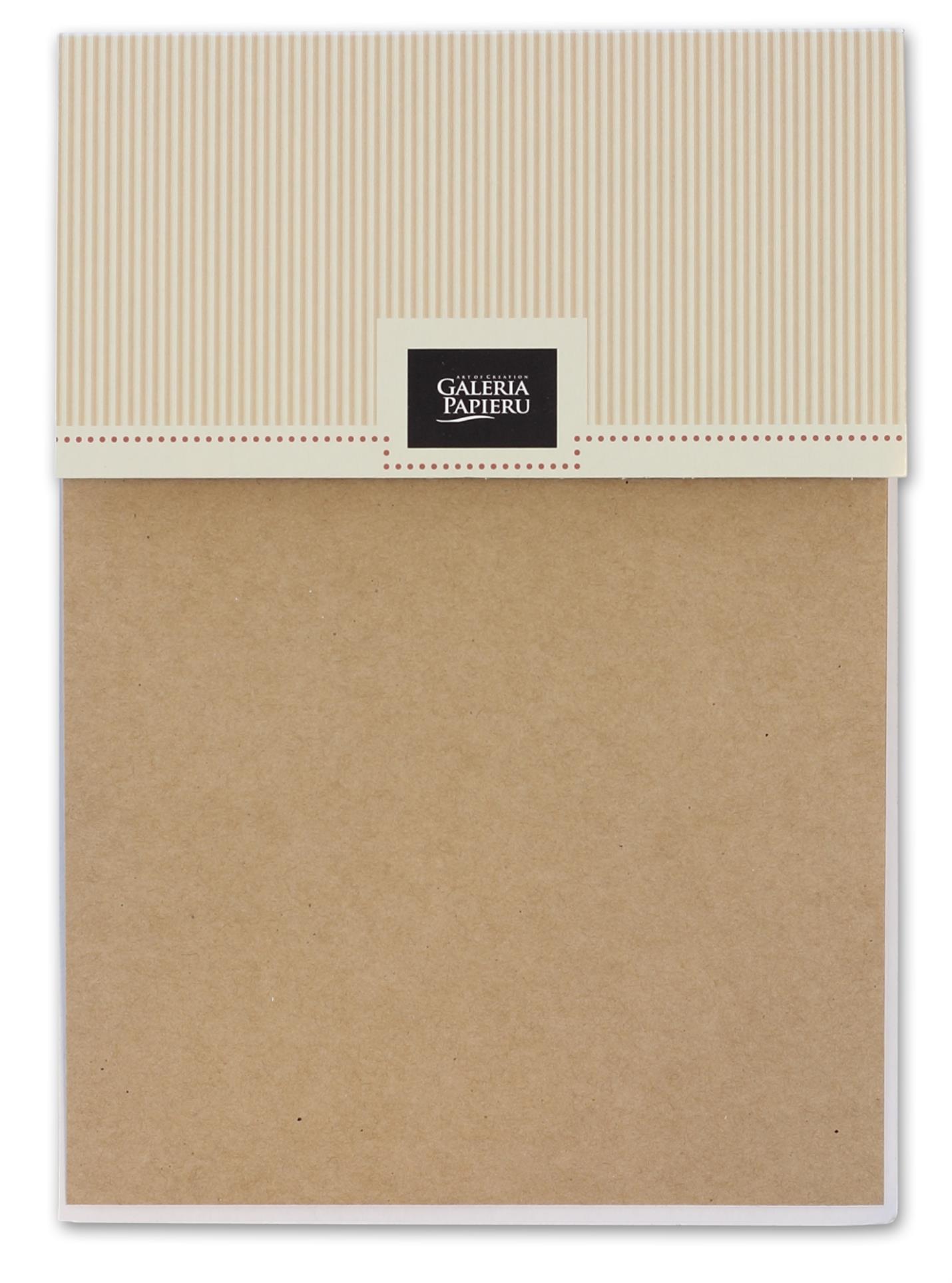 Galeria Papieru Samolepicí papír A5 Kraft - 12 listů