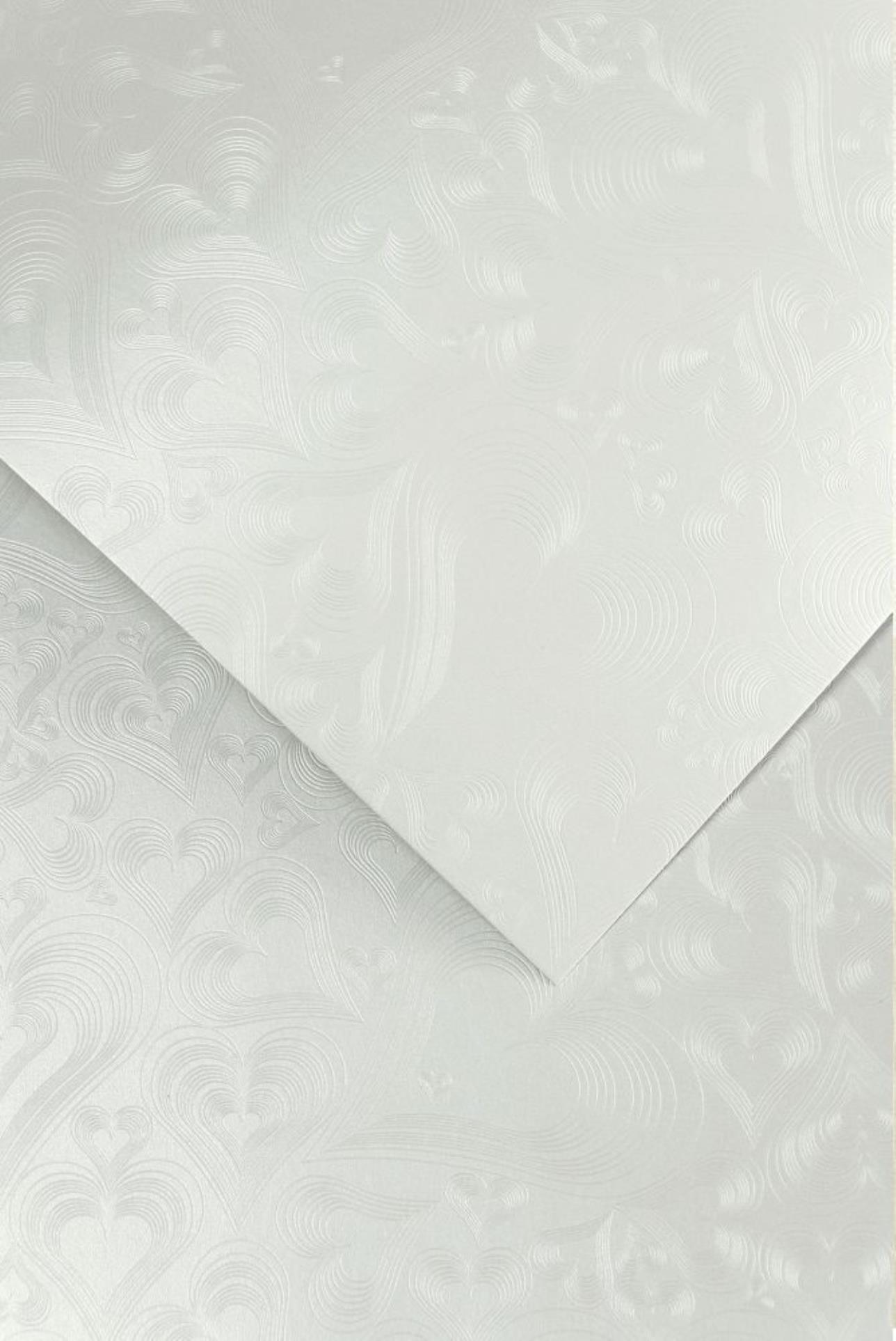 Galeria Papieru Ozdobný papír A4 Love - 220 g/m2, bílý, 20 listů