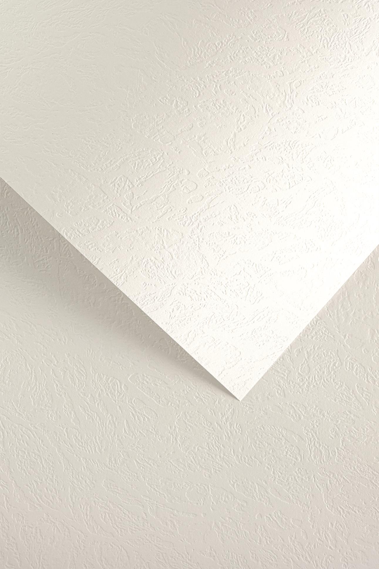 Galeria Papieru Ozdobný papír A4 Leather - 230 g/m2, bílý, 20 listů