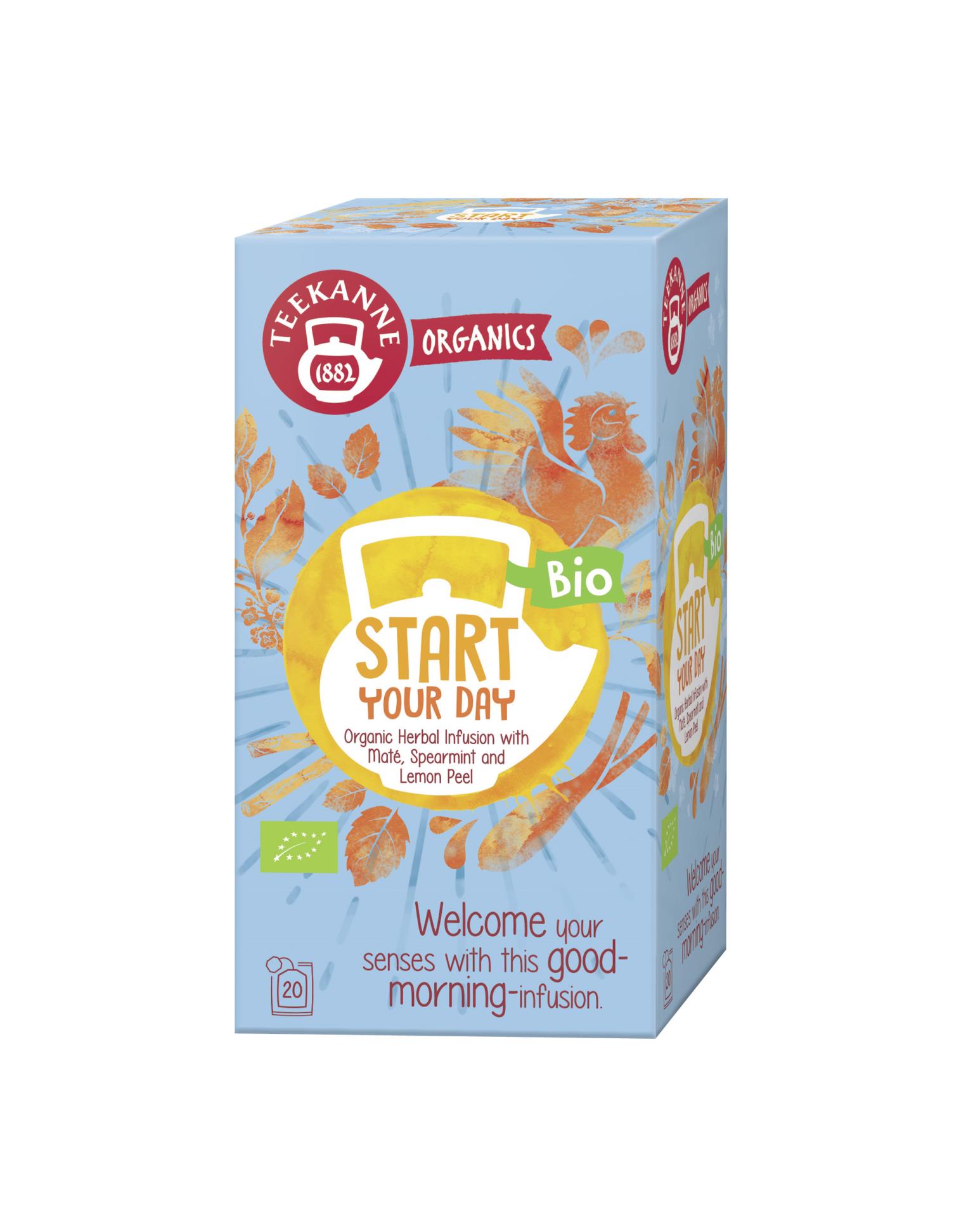 Bylinný čaj Teekanne ORGANICS - Start Your Day 20x 1,8 g