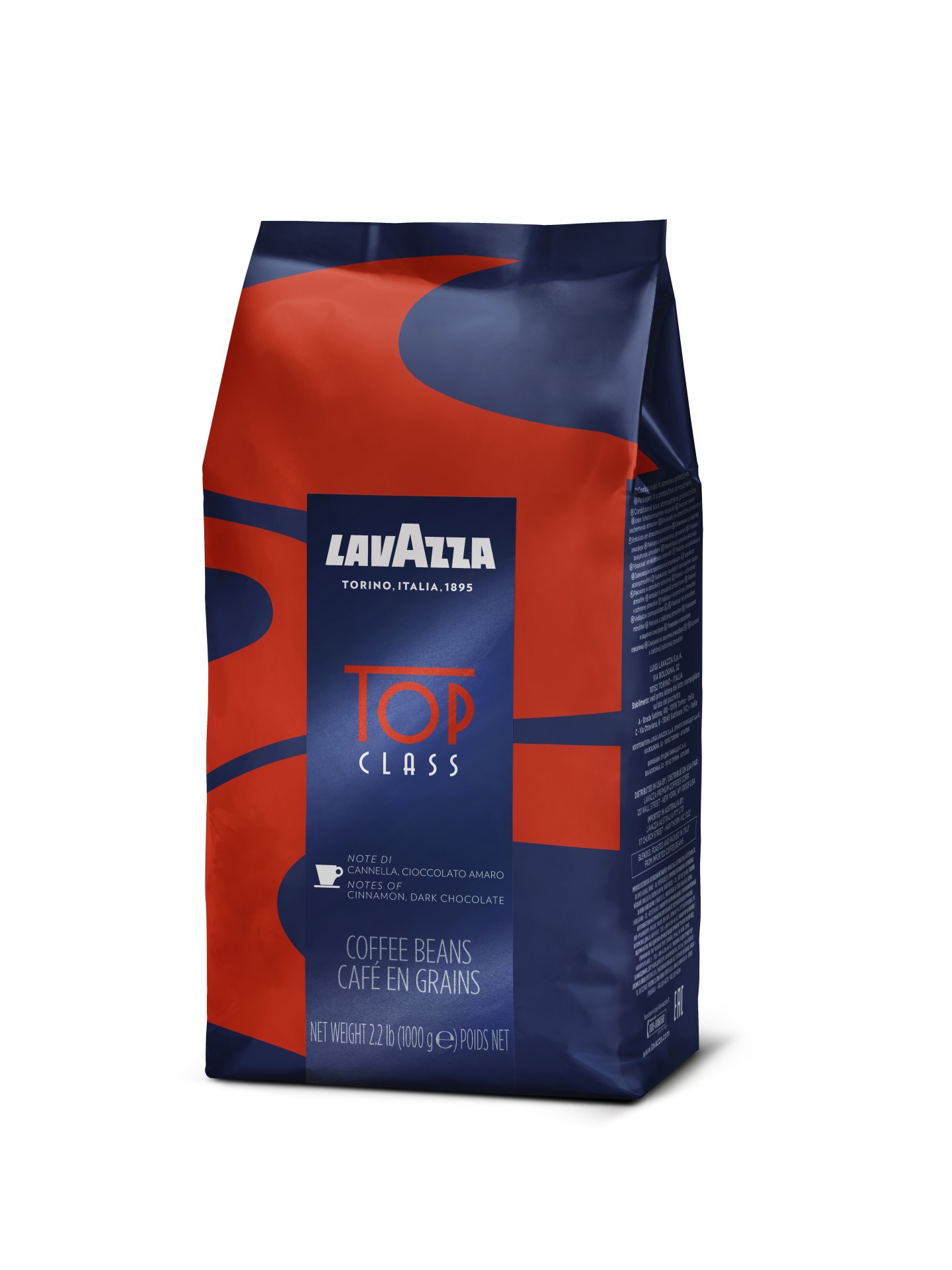 Zrnková káva Lavazza - Top Class, 1 kg