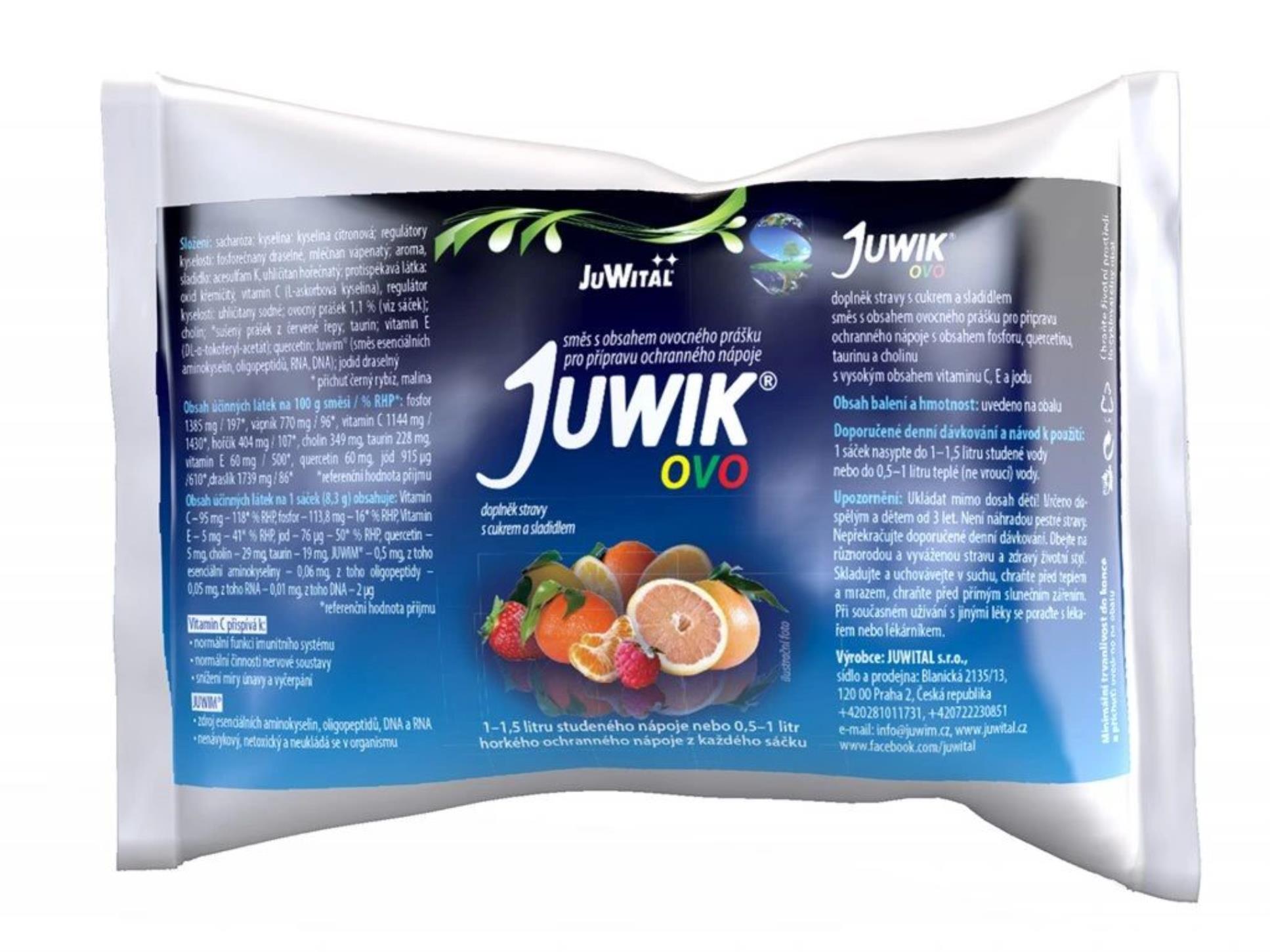 Levně Ochranný nápoj Juwik Ovo - mix příchutí, 20 ks