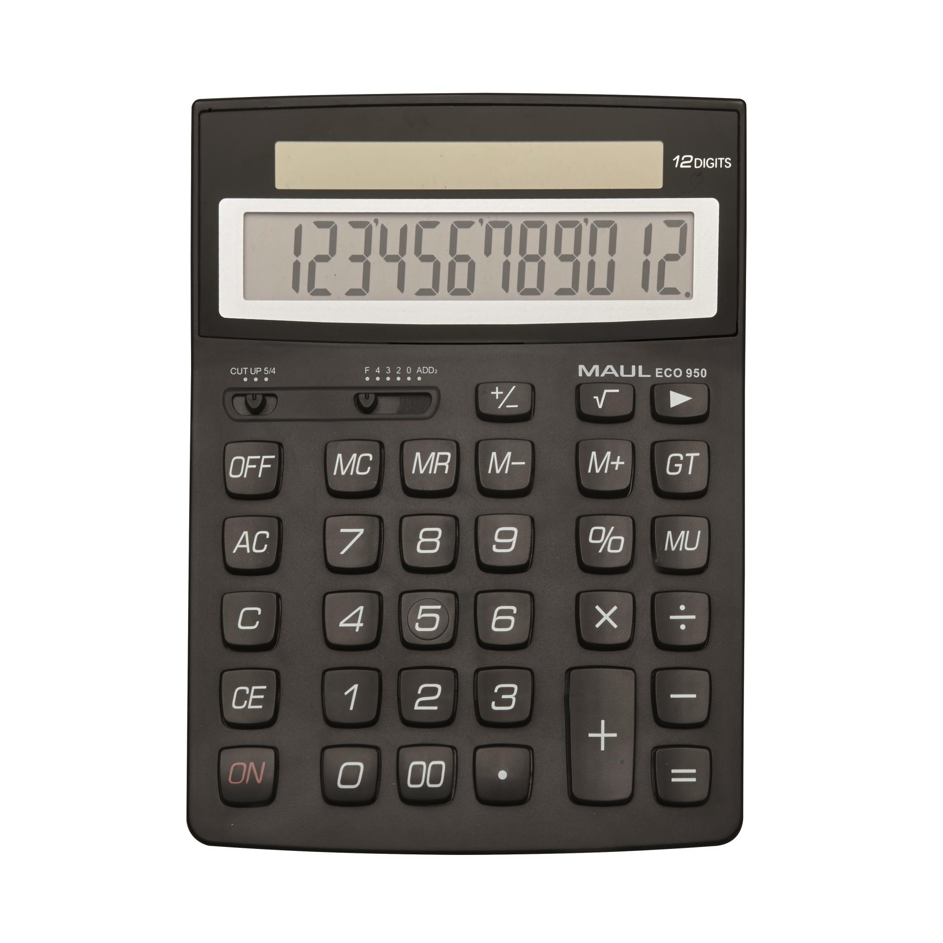 Stolní kalkulačka MAUL ECO 950 -10 míst, černá