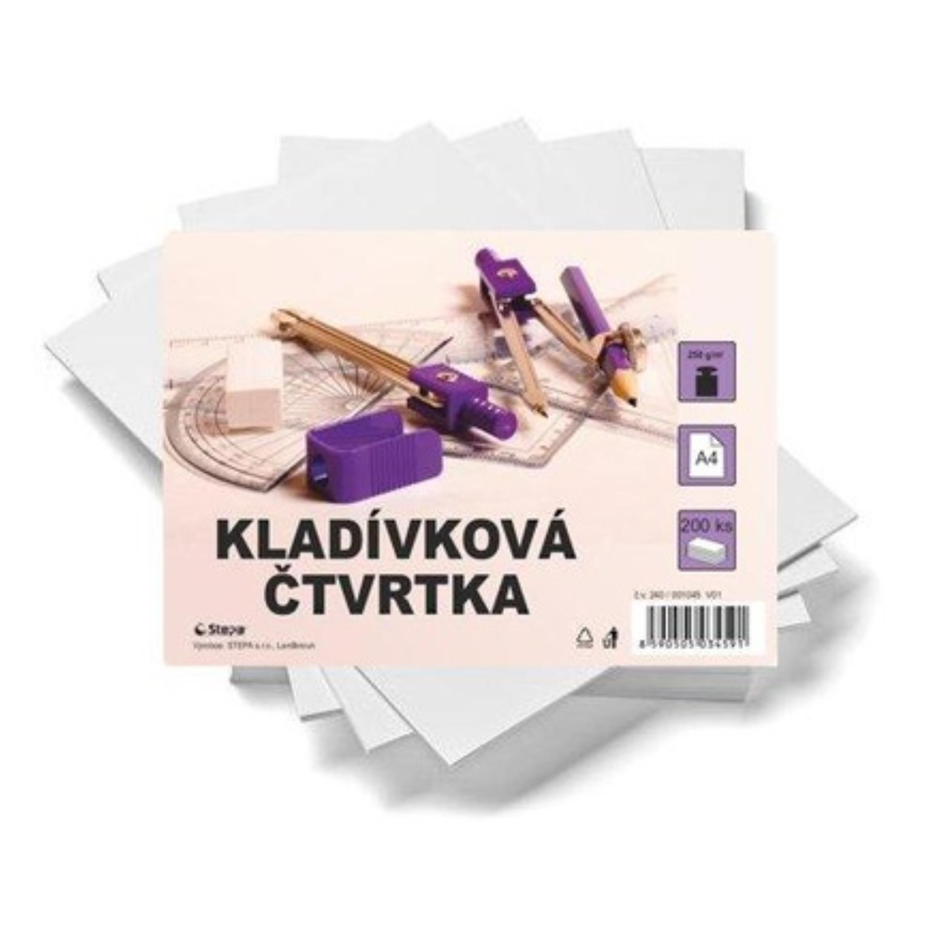 Levně Kladívková čtvrtka - A4, 200 listů, 250 g/m2