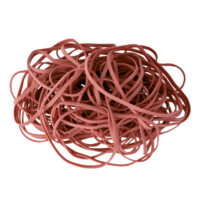 Gumičky - 60 mm, červené, 500 g