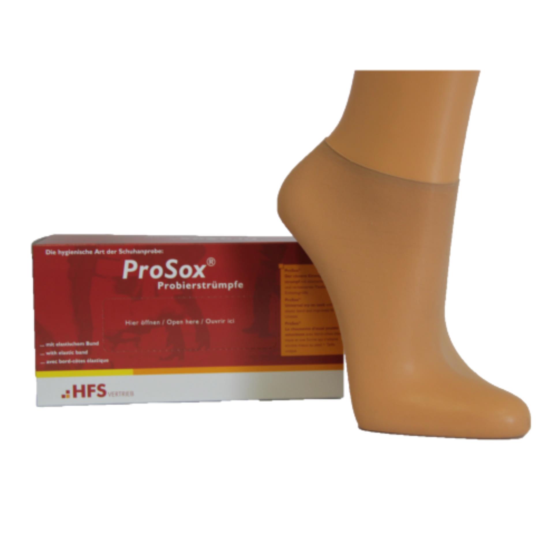 Levně Silonkové zkoušecí ponožky - box 144 ks