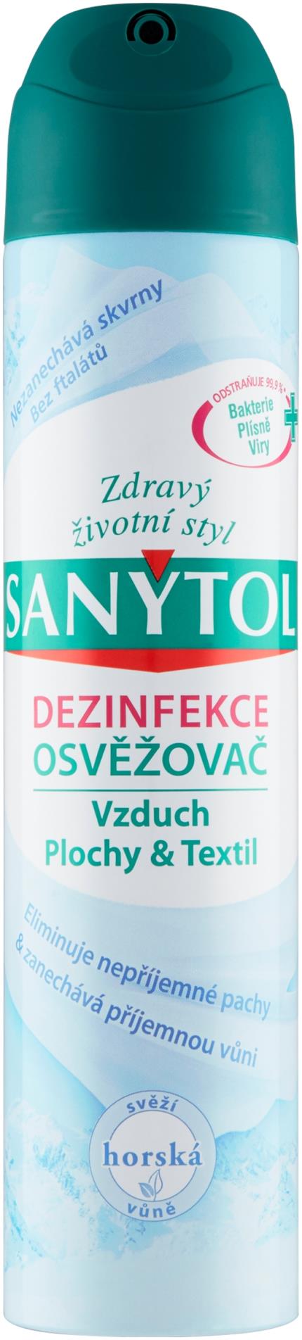 Levně Dezinfekční osvěžovač vzduchu Sanytol - horská vůně, 300 ml