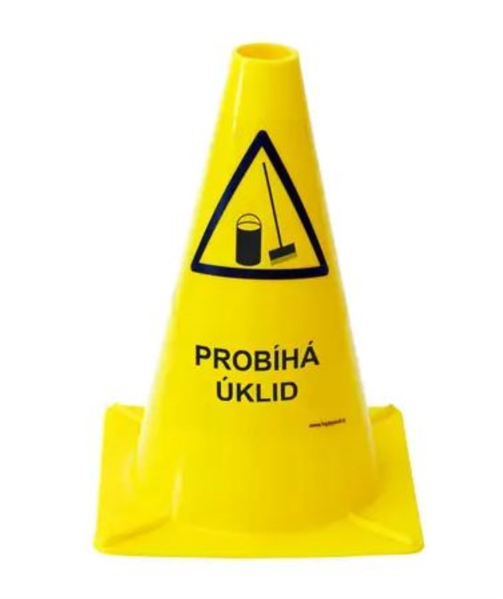 Levně Výstražný kužel – Probíhá úklid