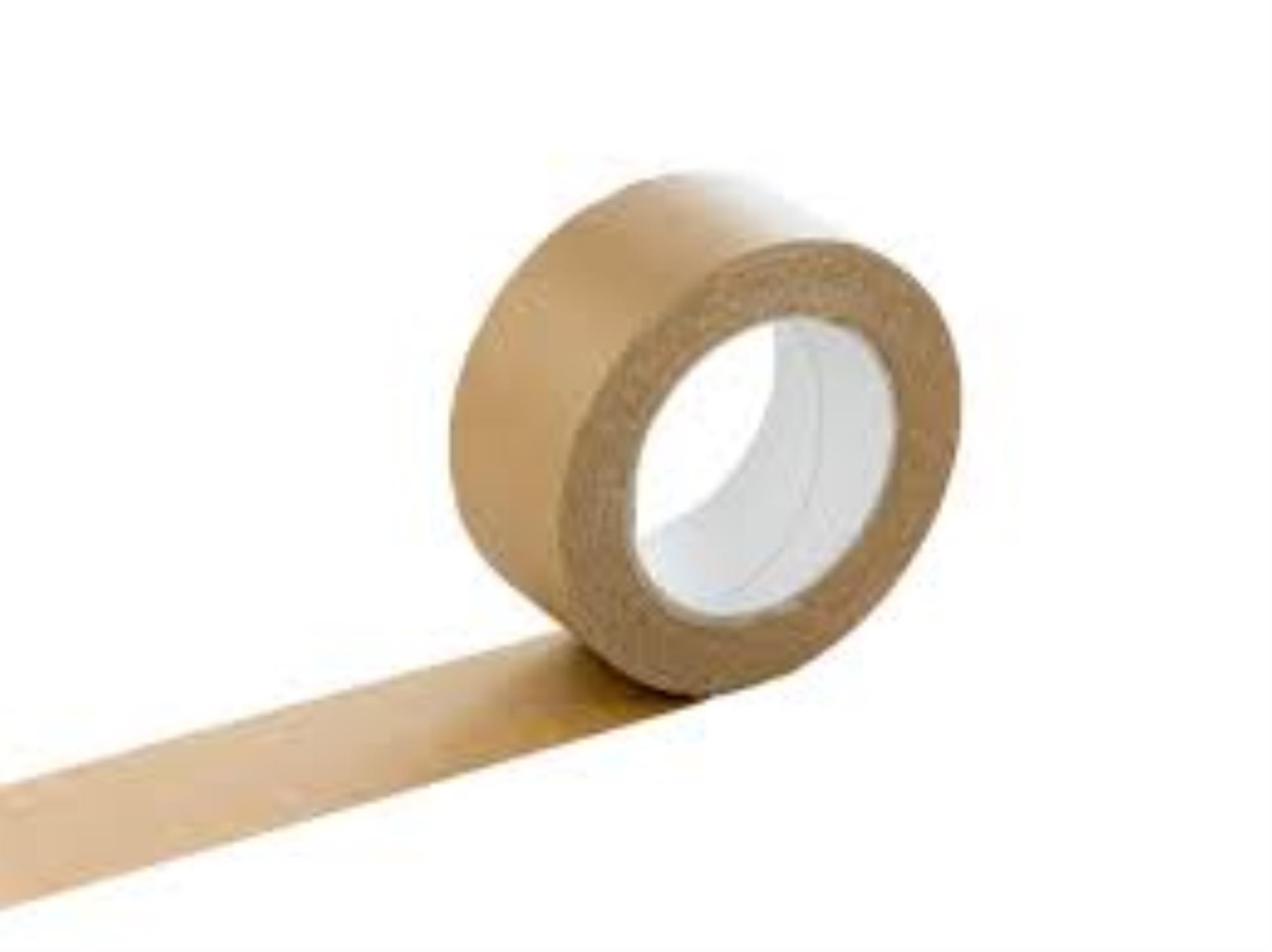 Levně Lepicí páska - papírová, Hot-Melt, hnědá, 48 mm x 50 m, 1 ks