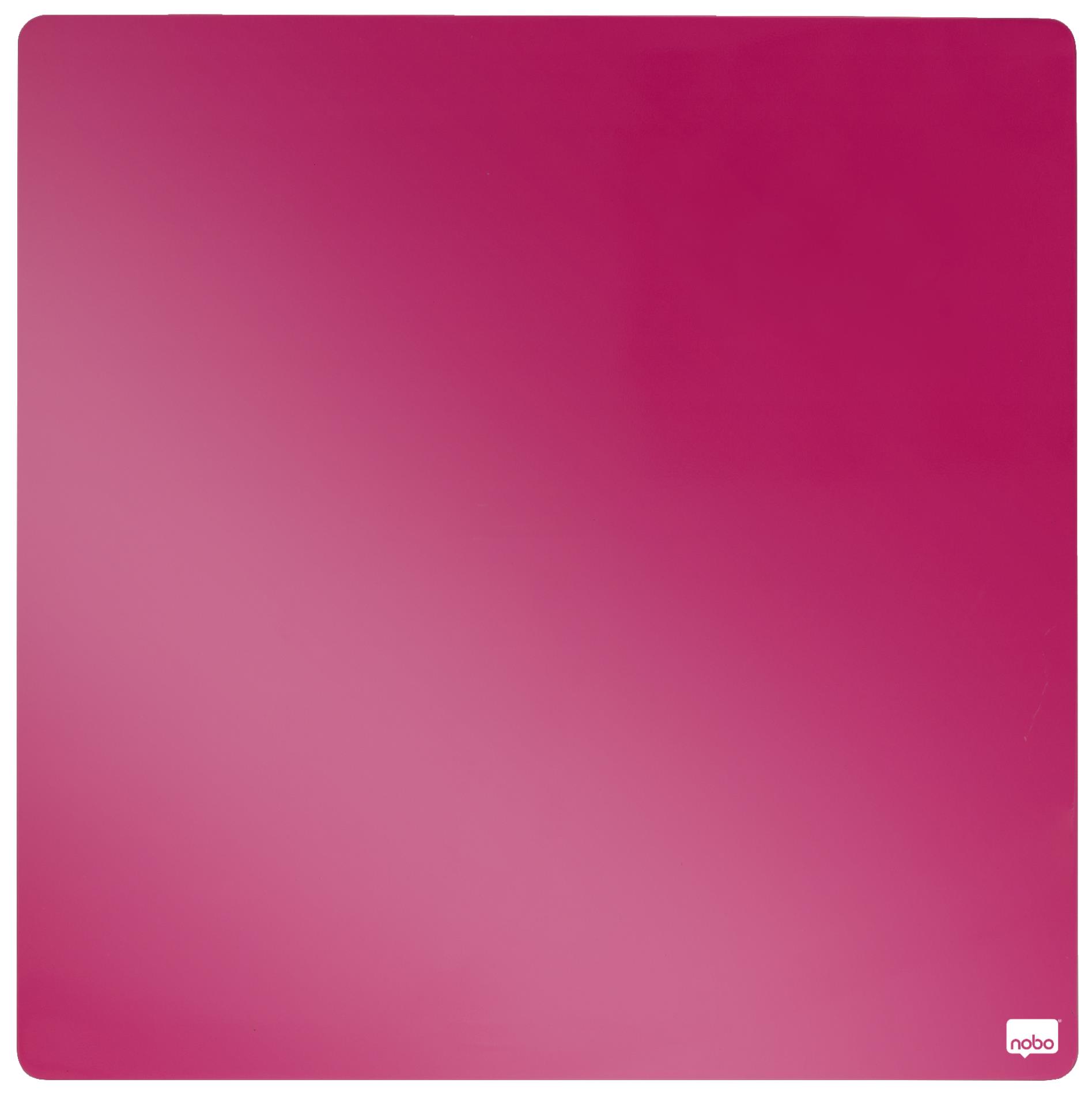 Levně Magnetická popisovatelná tabule Nobo - 36 x 36 cm, růžová