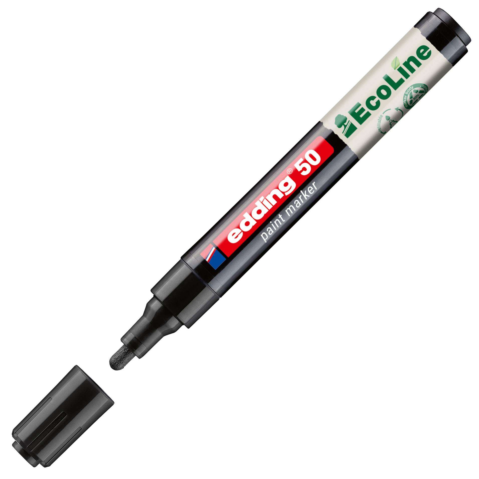 Levně Lakový popisovač Edding EcoLine 50 - černý
