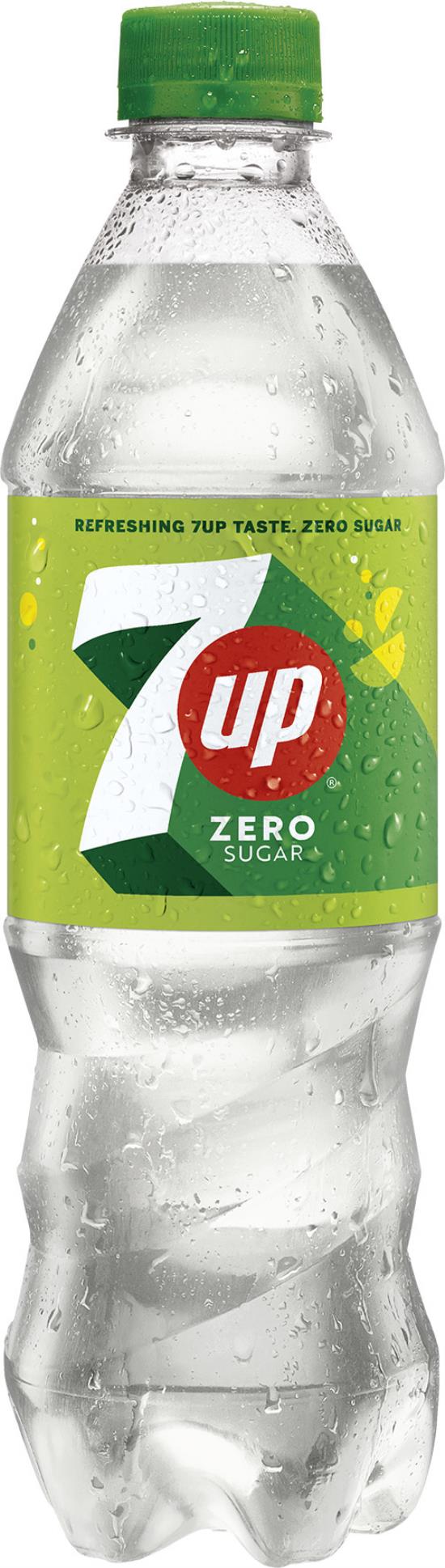 Pepsi 7UP Zero sugar - pet, 12x 0,5 l