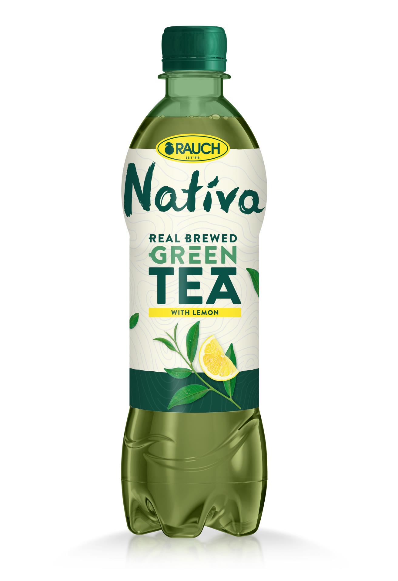 Rauch  Ledový čaj Nativa - zelený s citronem 1l