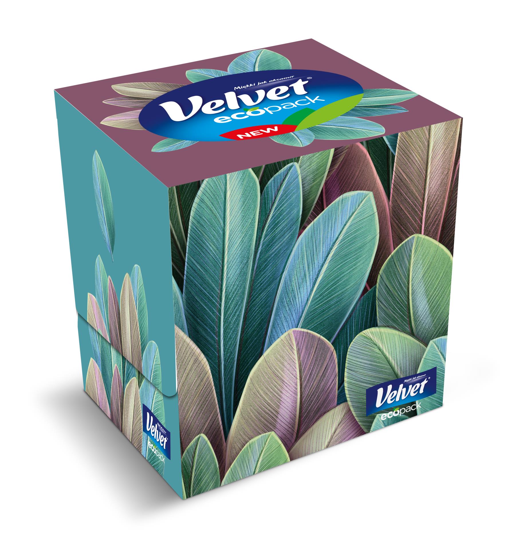 Levně Papírové kapesníčky Velvet - 3vrstvé, 56 ks