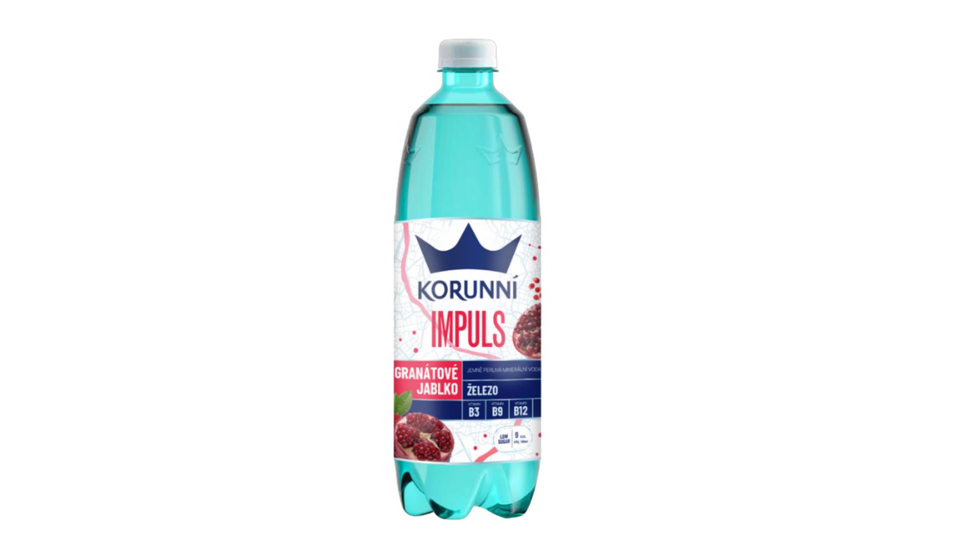 Minerální voda Korunní - Železo, pet, 6x 0,75 l