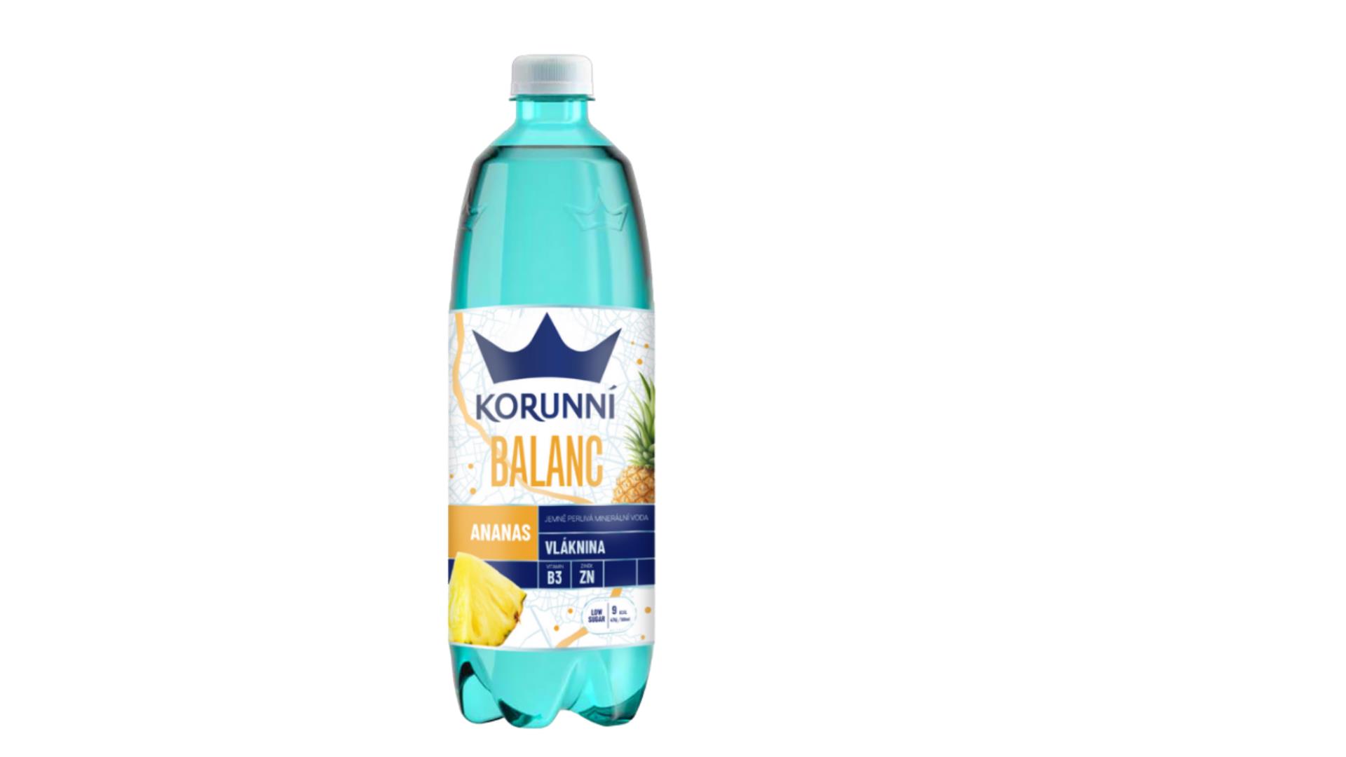 Minerální voda Korunní - Vláknina, pet, 6x 0,75 l