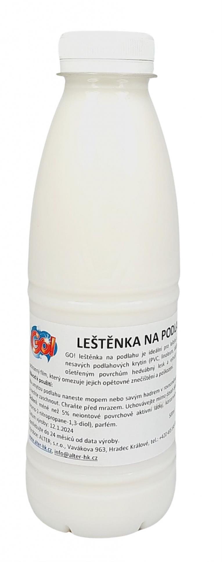 Levně Leštěnka na podlahu GO! - 500 ml
