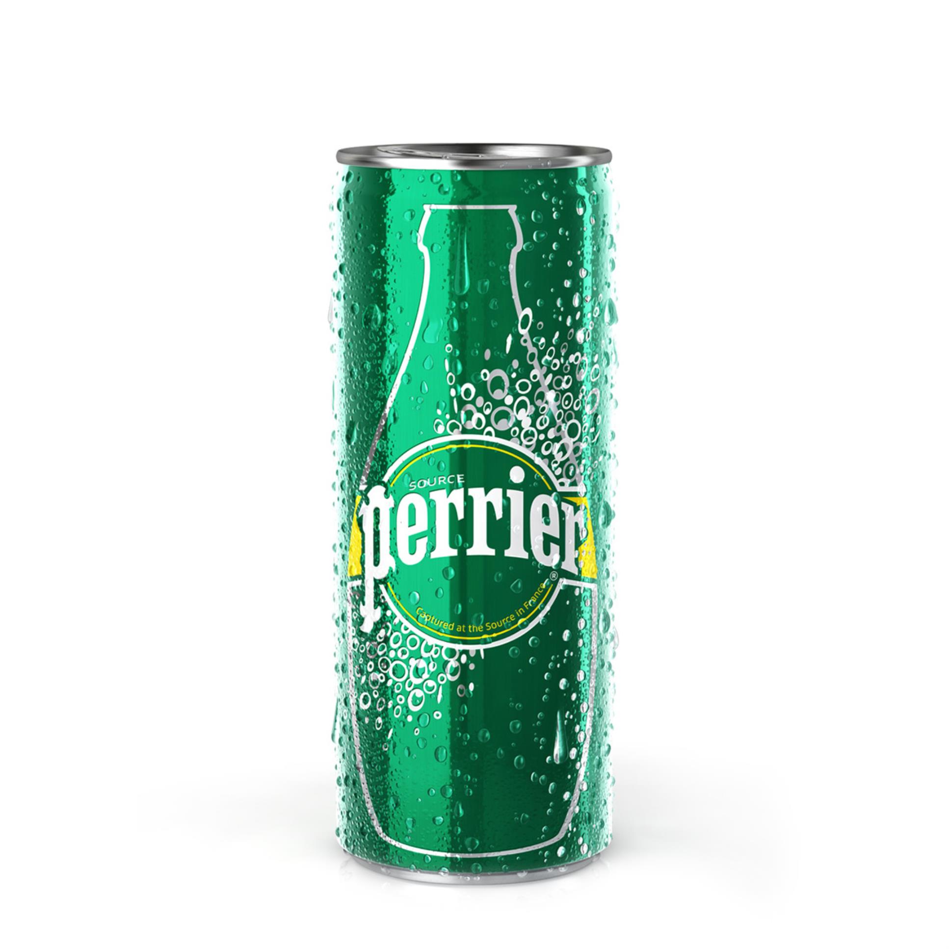 Minerální voda Perrier - perlivá, plech, 10x 0,25 l