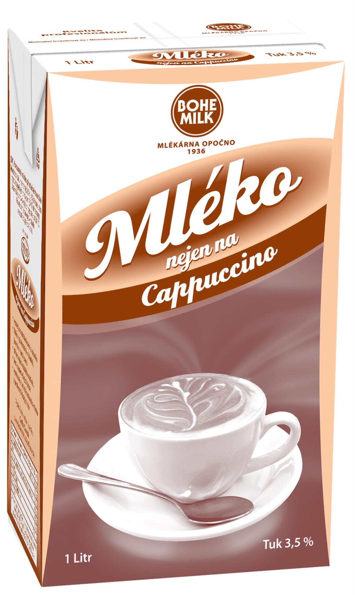 Bohemilk - mléko nejen na cappuccino - 3,5%, 1 l