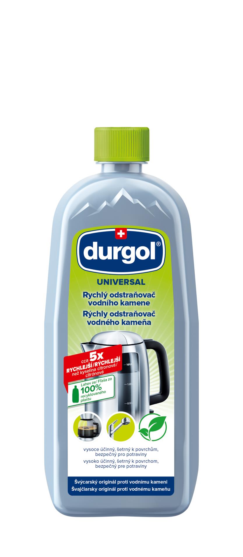 Odvápňovač Durgol UNIVERSAL - snadno biologicky odbouratelný, bez barviv, 750 ml