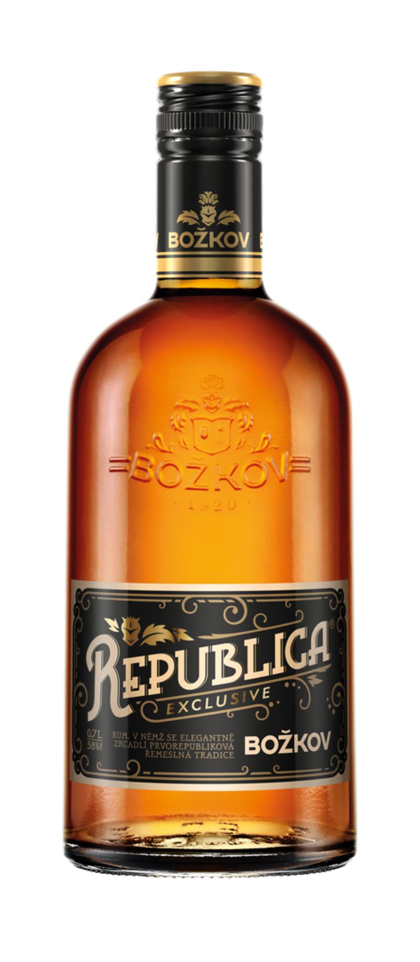Levně Božkov Republica Exclusive 38% 0,7 l (holá láhev)