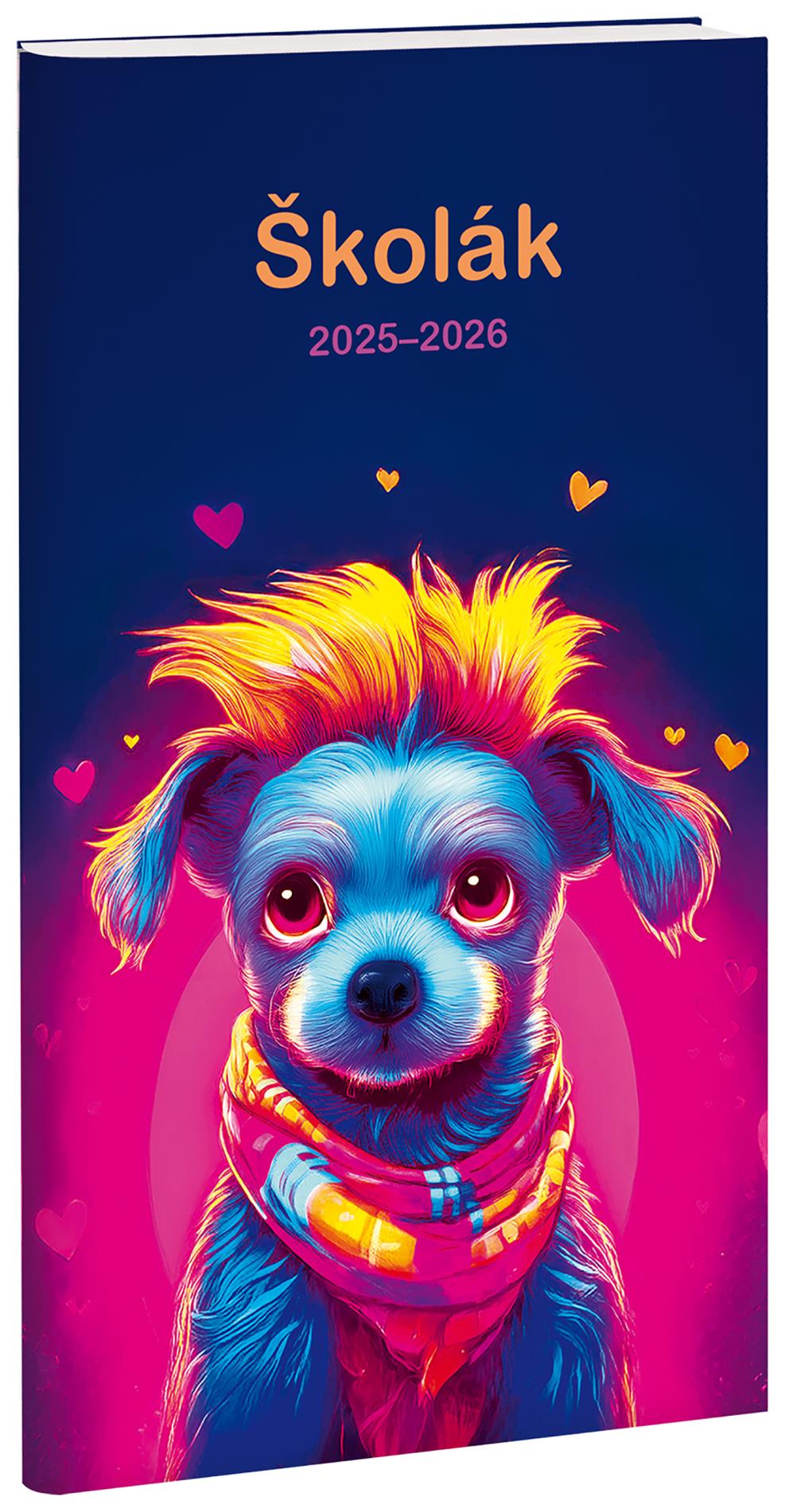 Školní diář školák 2025/26 - Cooldog