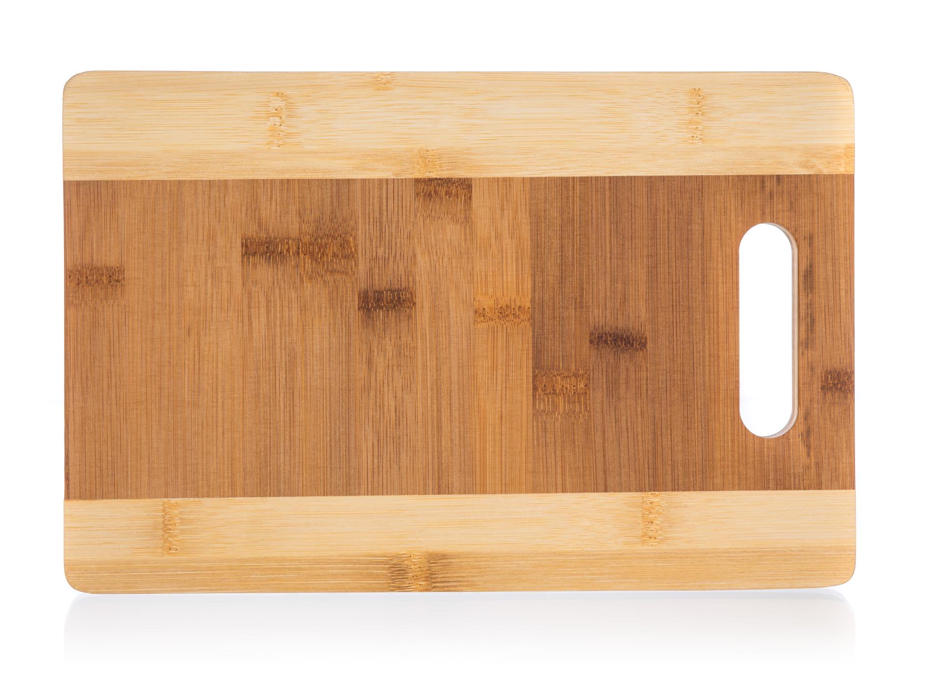 Krájecí prkénko Brillante Bamboo - dřevěné, 30 x 20 x 1,5 cm