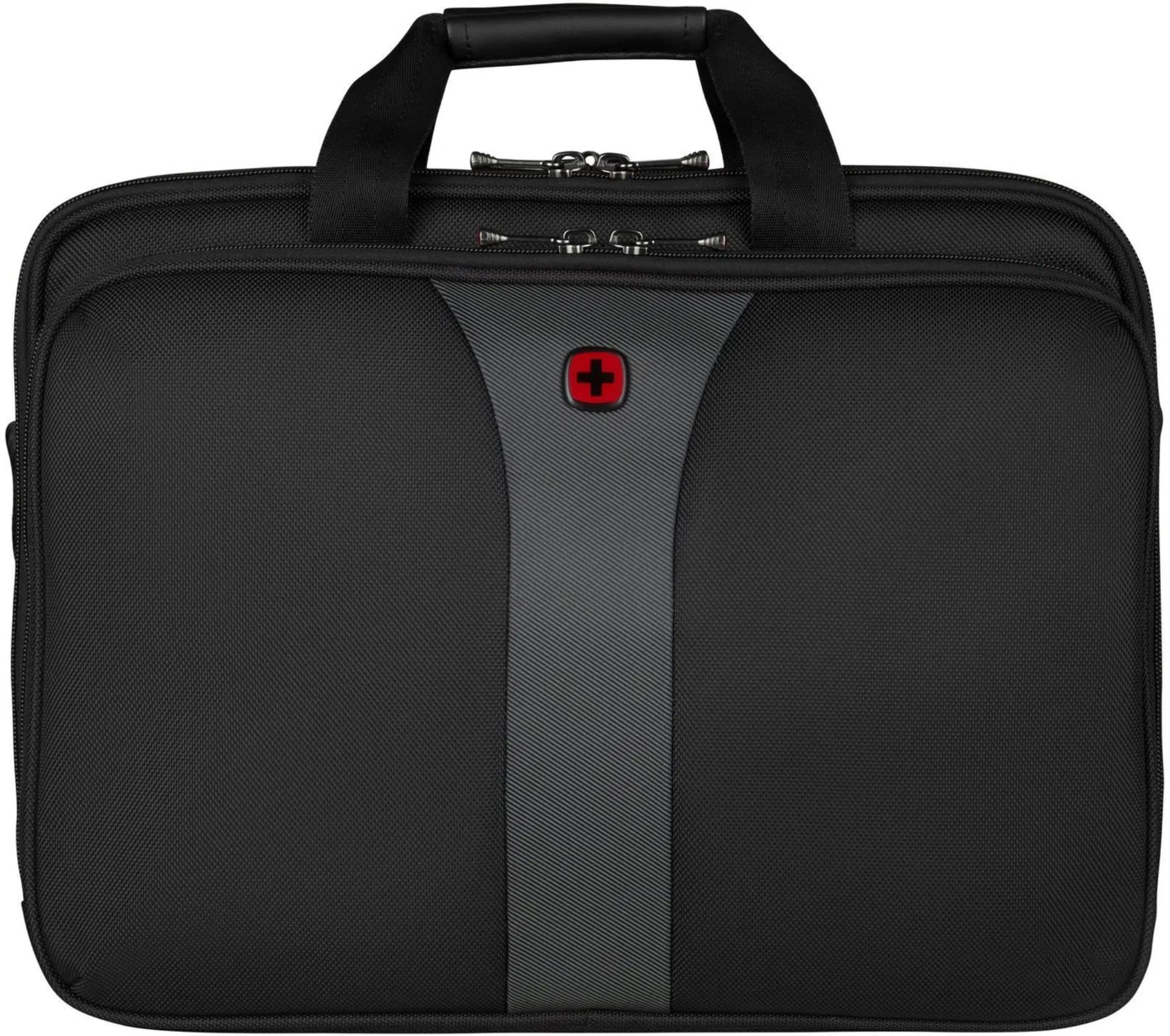 Levně Brašna na notebook WENGER LEGACY 17" - trojitá, černo šedá