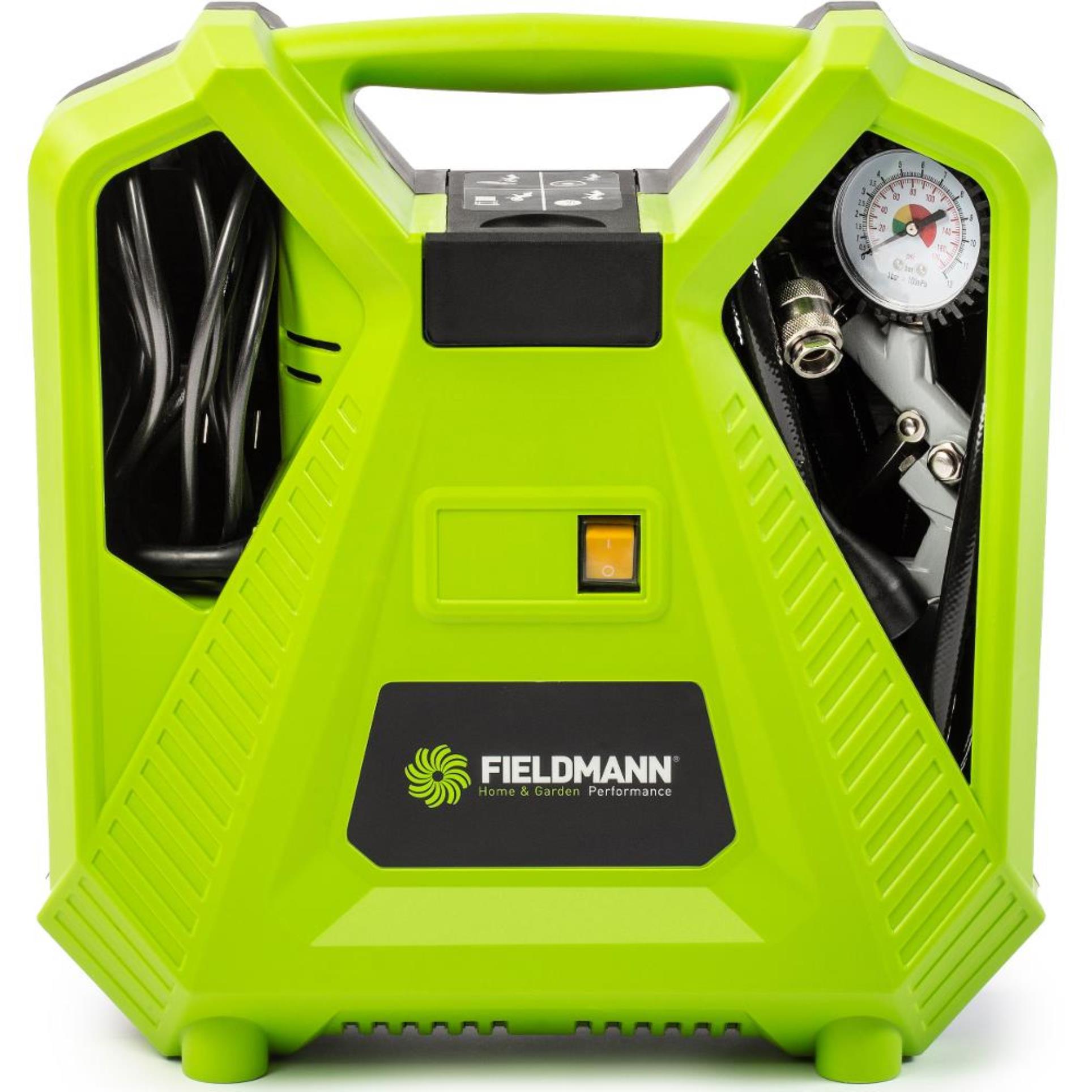 Vzduchový kompresor FIELDMANN FDAK 201101-E - sací kapacita 186 l/min, hadice 3 m