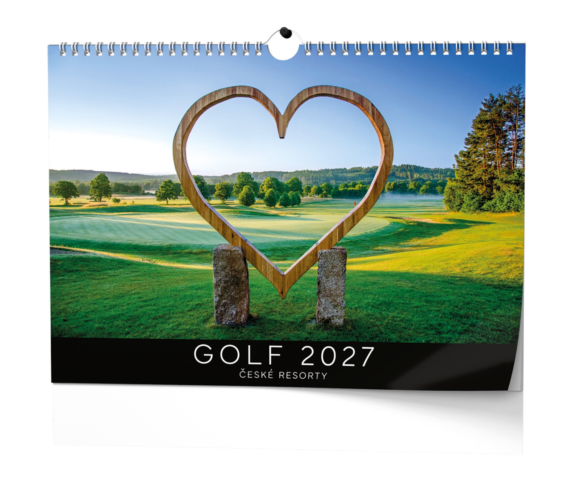 Nástěnný kalendář 2027 Golf - české resorty